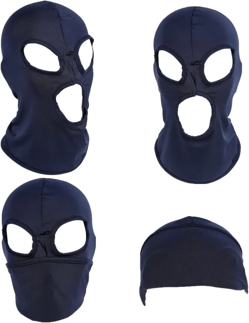 3 Hole Full Face Mask, Women Men Thin Balaclava Face Mask for Motorcycle Bike Hunting Cycling Cap Ski