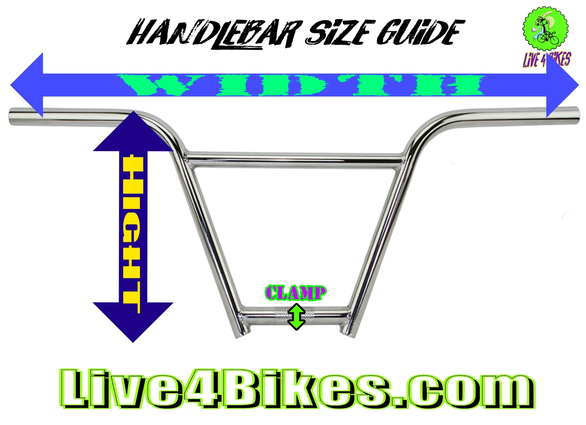 330 Freestyle Handlebar 22.2mm Chrome - Live4Bikes