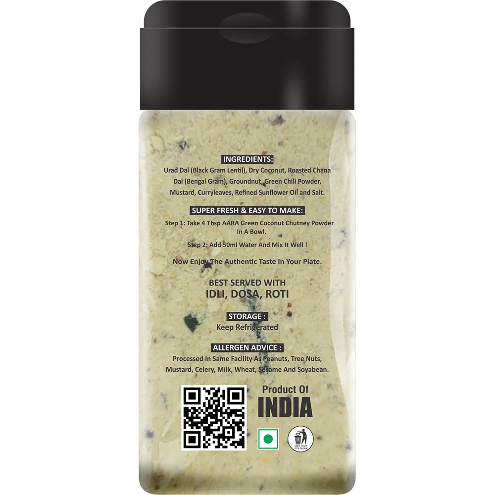 Aara  Green Coconut Chutney Powder