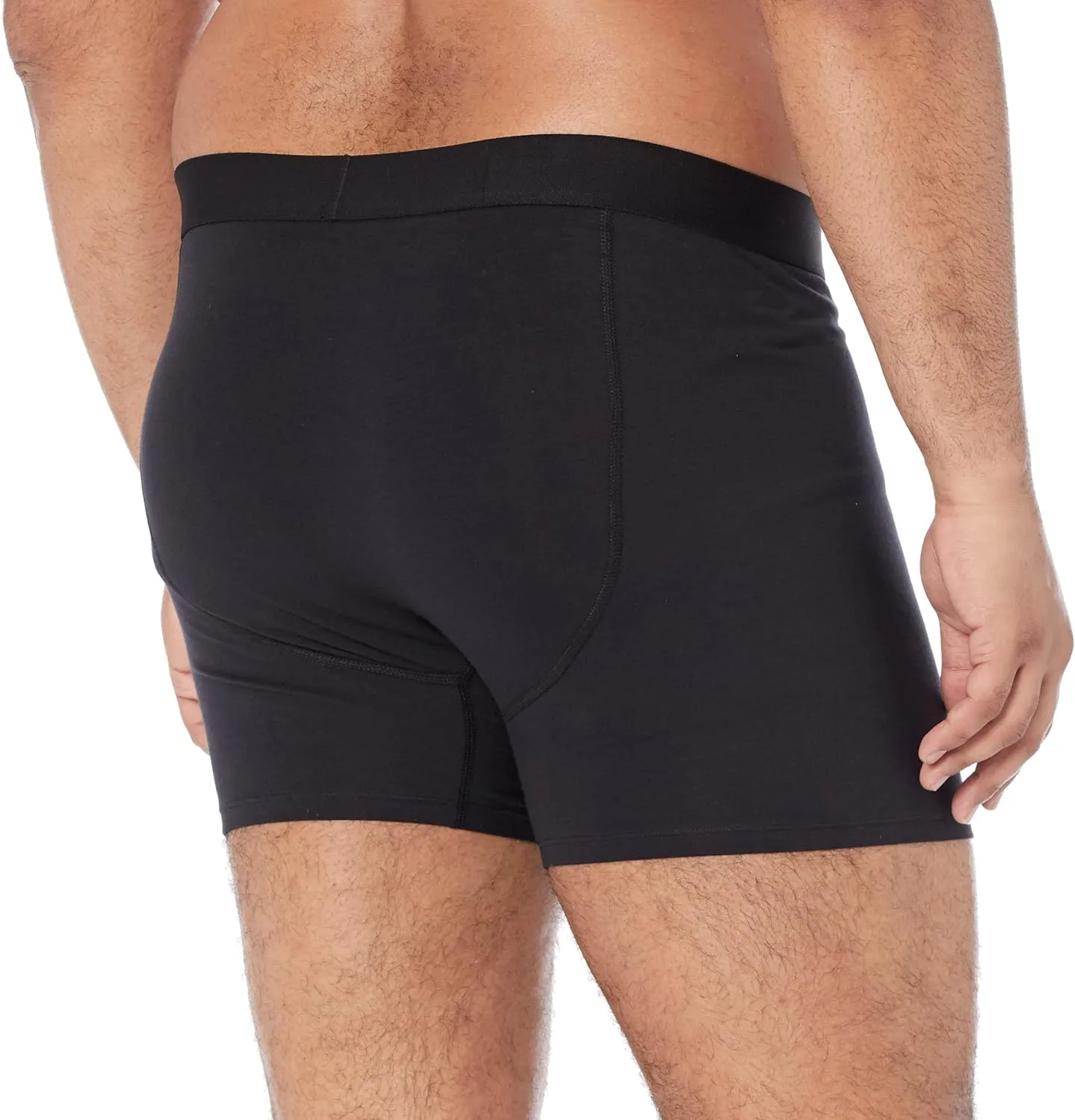 Amazon Essentials Men's Cotton Jersey Boxer Briefs (Available in Big & Tall), 5-Pack