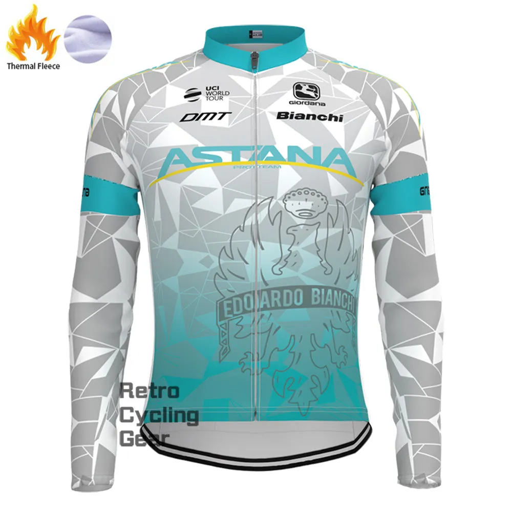 Astana Bianchi Fleece Long Cycling Kits