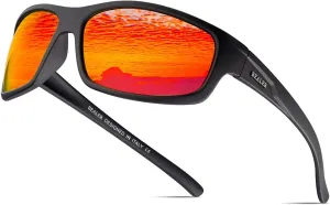 BEALER Polarized Sports Sunglasses for Men Lightweight TR90 Frame Sun Glasses Driving Cycling Fishing UV Protection Shades