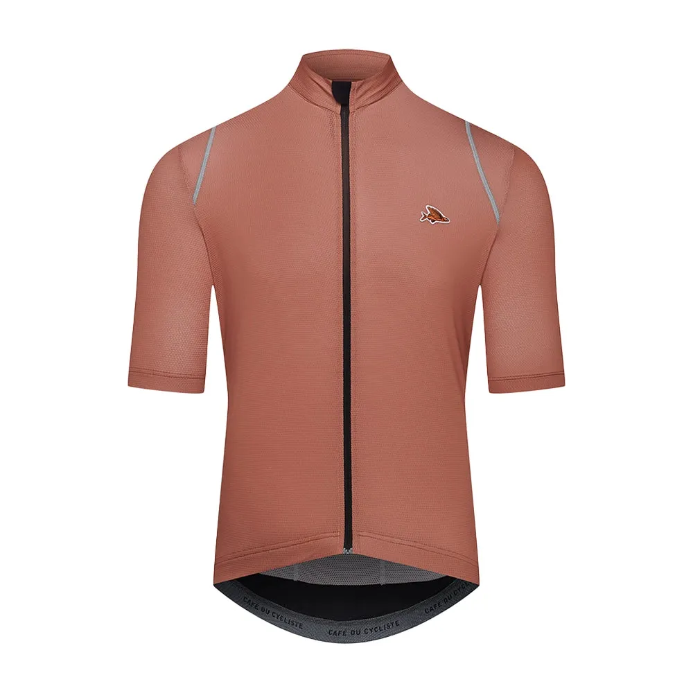 CAFE DU CYCLISTE Mona Cycling Jersey - Cashew