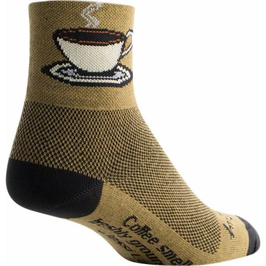Classic Coffee Cycling Socks - 3 inch
