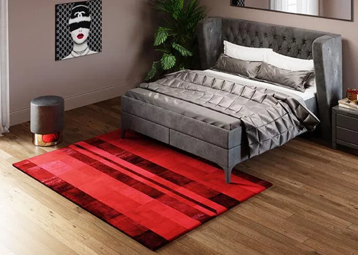 Devil Red Leather Carpet