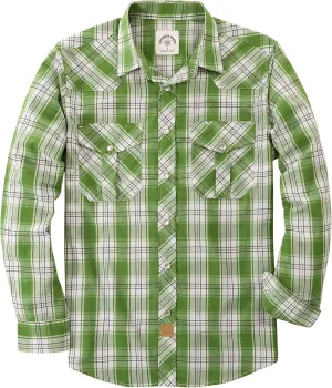 Dubinik? Pearl Snap Shirts for Men Long Sleeve Western Shirts for Men Vintage Casual Plaid Shirt Cowboy Shirts for Men