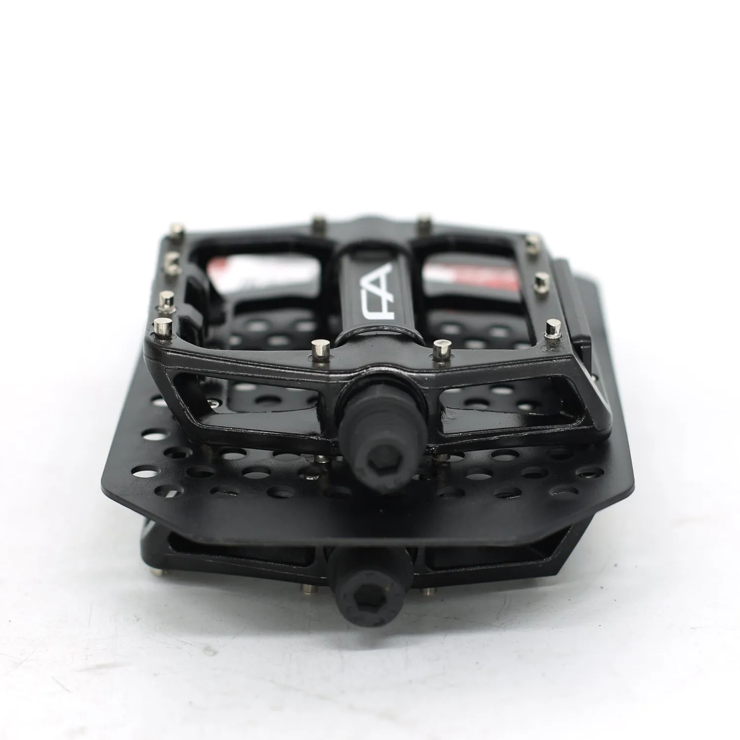 Free Agent Aluminum Platform Bicycle Pedals 9/16 Black -Live4Bikes