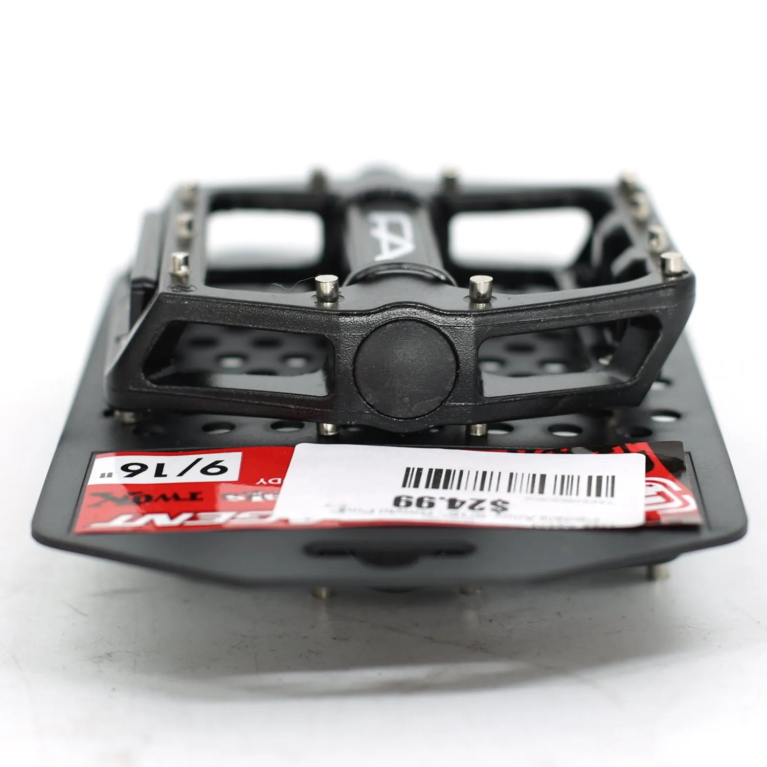 Free Agent Aluminum Platform Bicycle Pedals 9/16 Black -Live4Bikes
