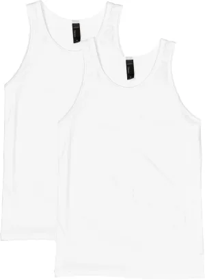 Hanes mens X-temp 2 Pack Tank Top Cami Shirt, White, XX-Large US