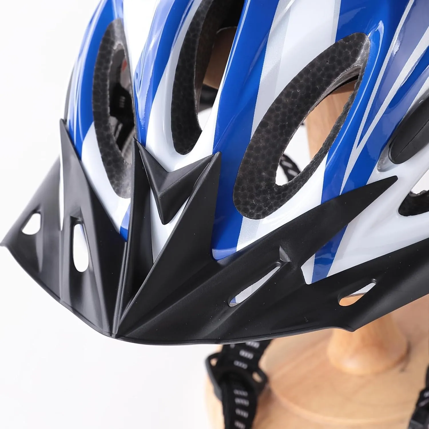 Kuber Industries Cycling Helmet with Detachable Visor|Helmet for Mountain, Road Bike & Skating|Breathable & Adjustable Bicycle Helmet|Ideal for Adults and Kid-Pack of 2 (White)