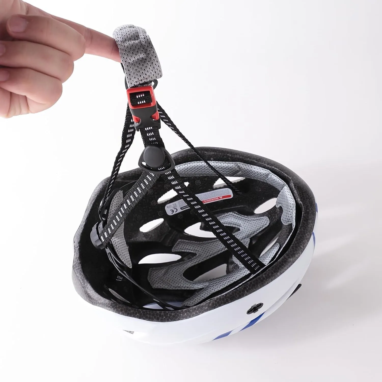 Kuber Industries Cycling Helmet with Detachable Visor|Helmet for Mountain, Road Bike & Skating|Breathable & Adjustable Bicycle Helmet|Ideal for Adults and Kid-Pack of 2 (White)