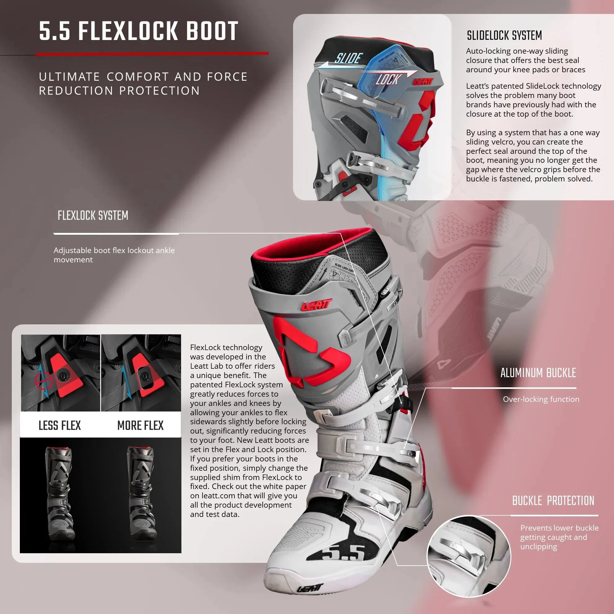 Leatt 5.5 Flexlock Boots V25