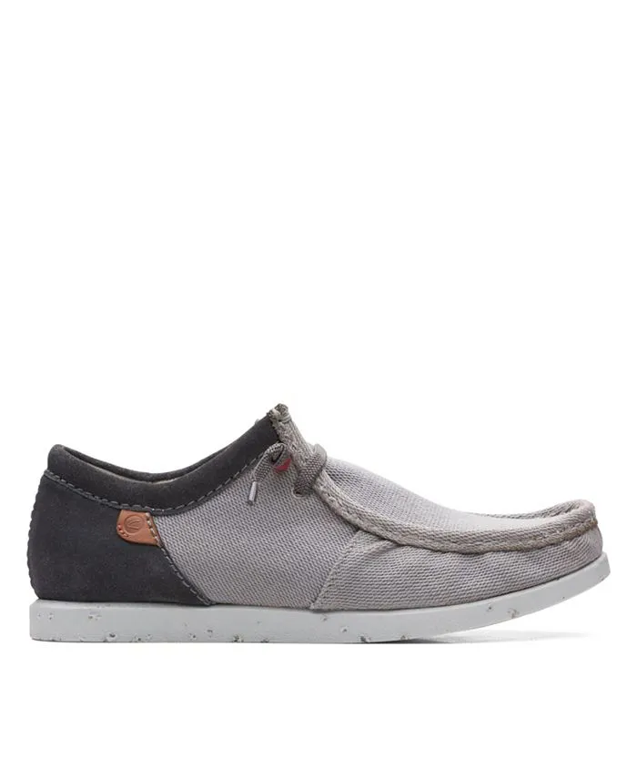 Men's comfort shoes ShakreLite Moc Clarks, Gray Combi color