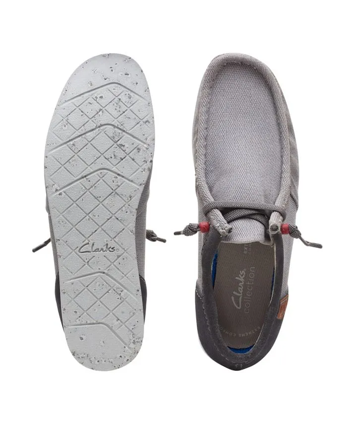 Men's comfort shoes ShakreLite Moc Clarks, Gray Combi color