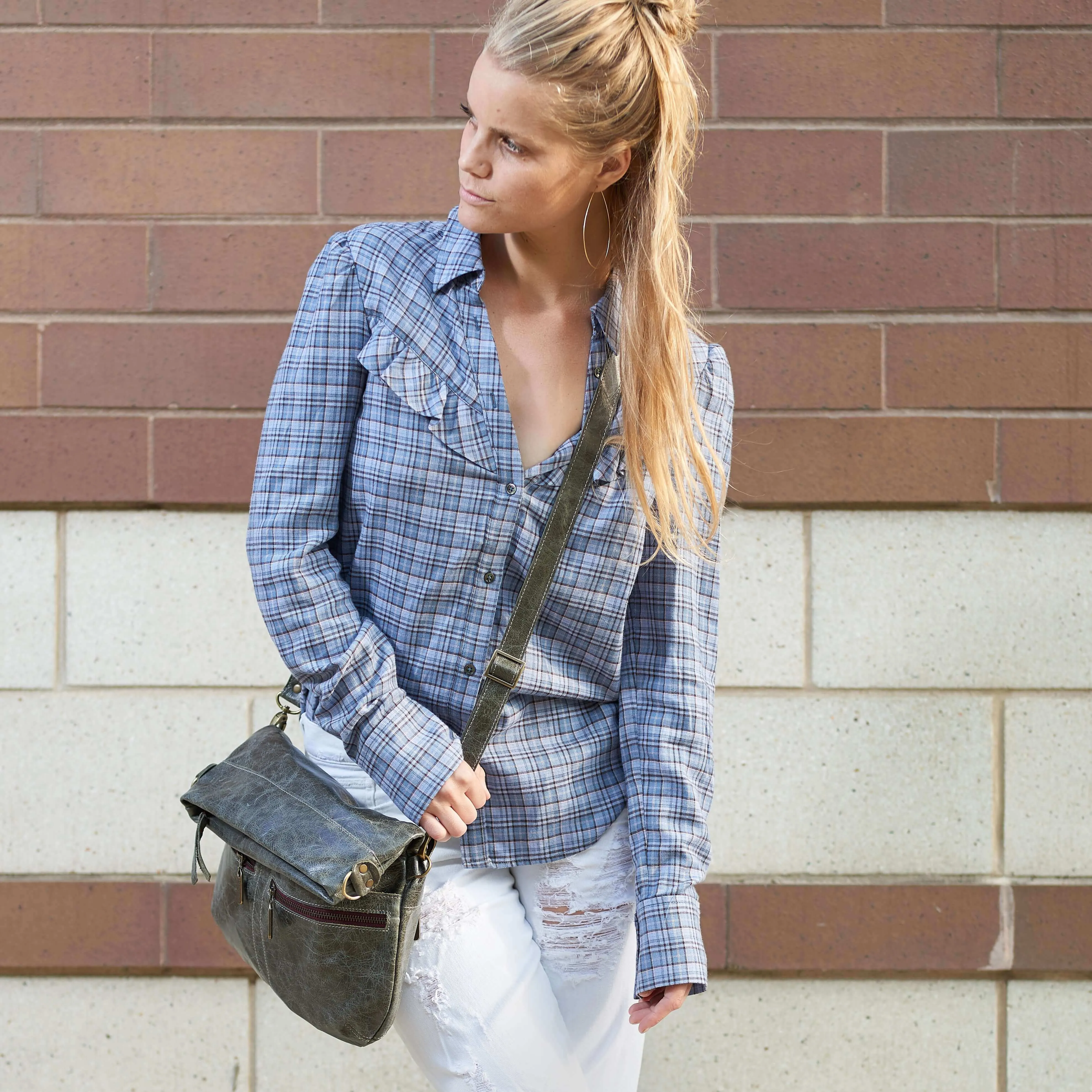 Mini-Lauren Crossbody - River Rock