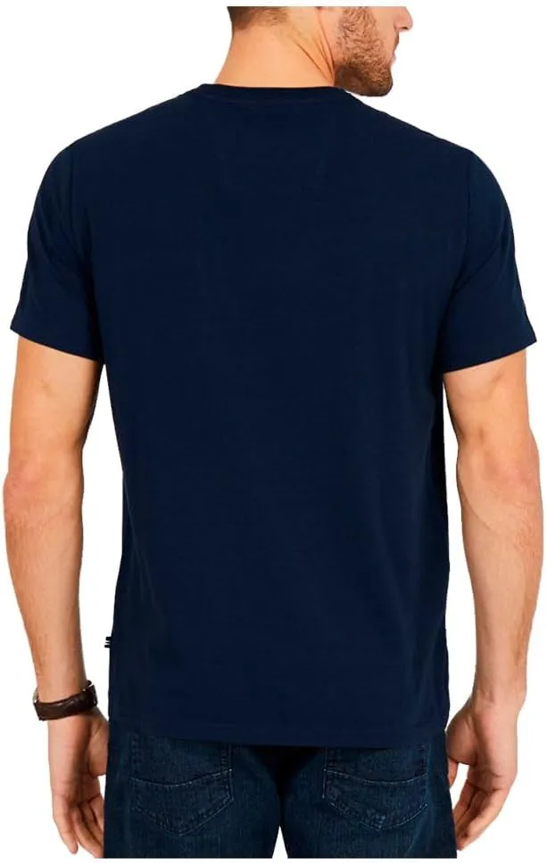 Nautica Men's Solid Crew Neck Short-Sleeve Pocket T-Shirt