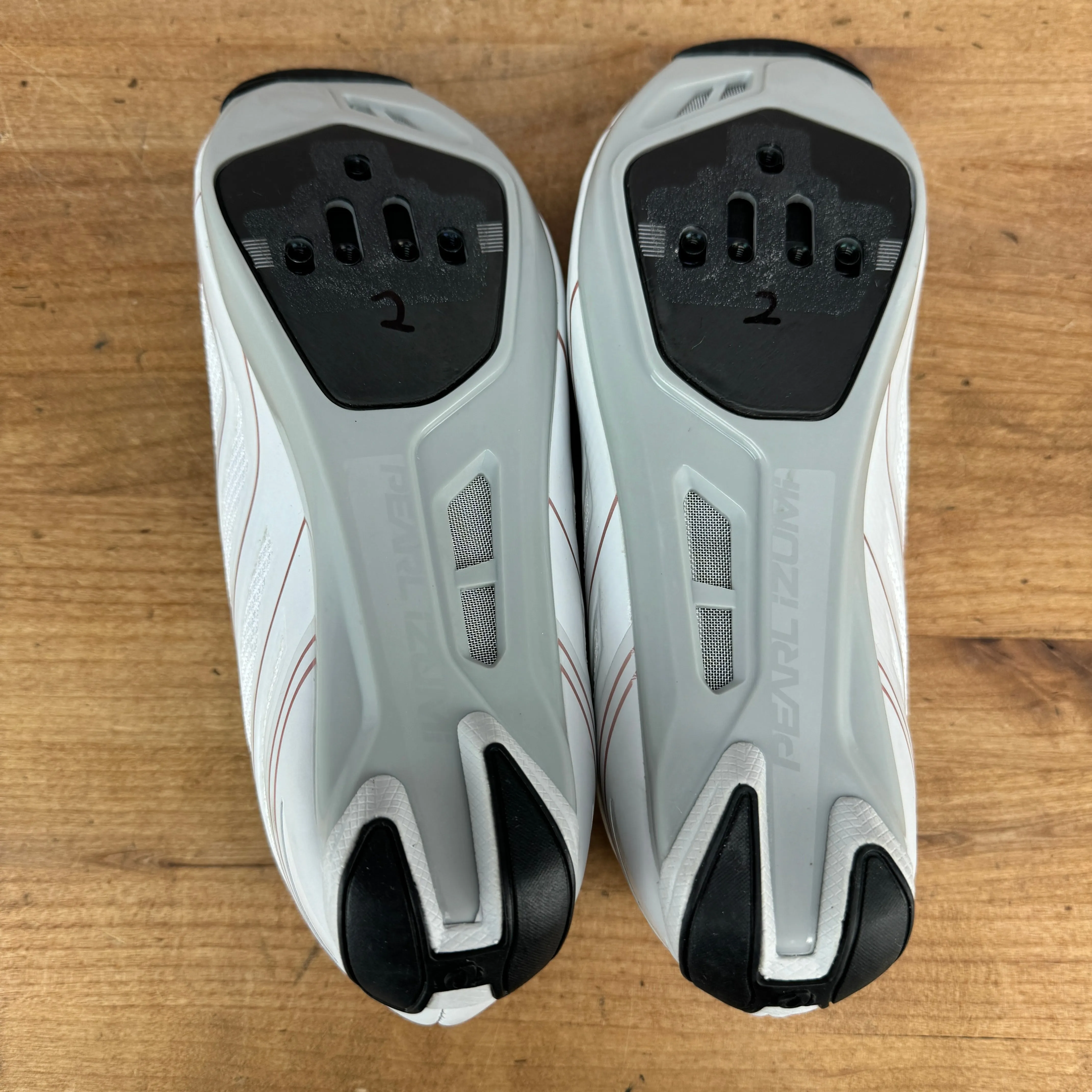 New! Pearl iZumi W Race Road V5 Women's 40 EU 3-Bolt BOA Cycling Shoes White