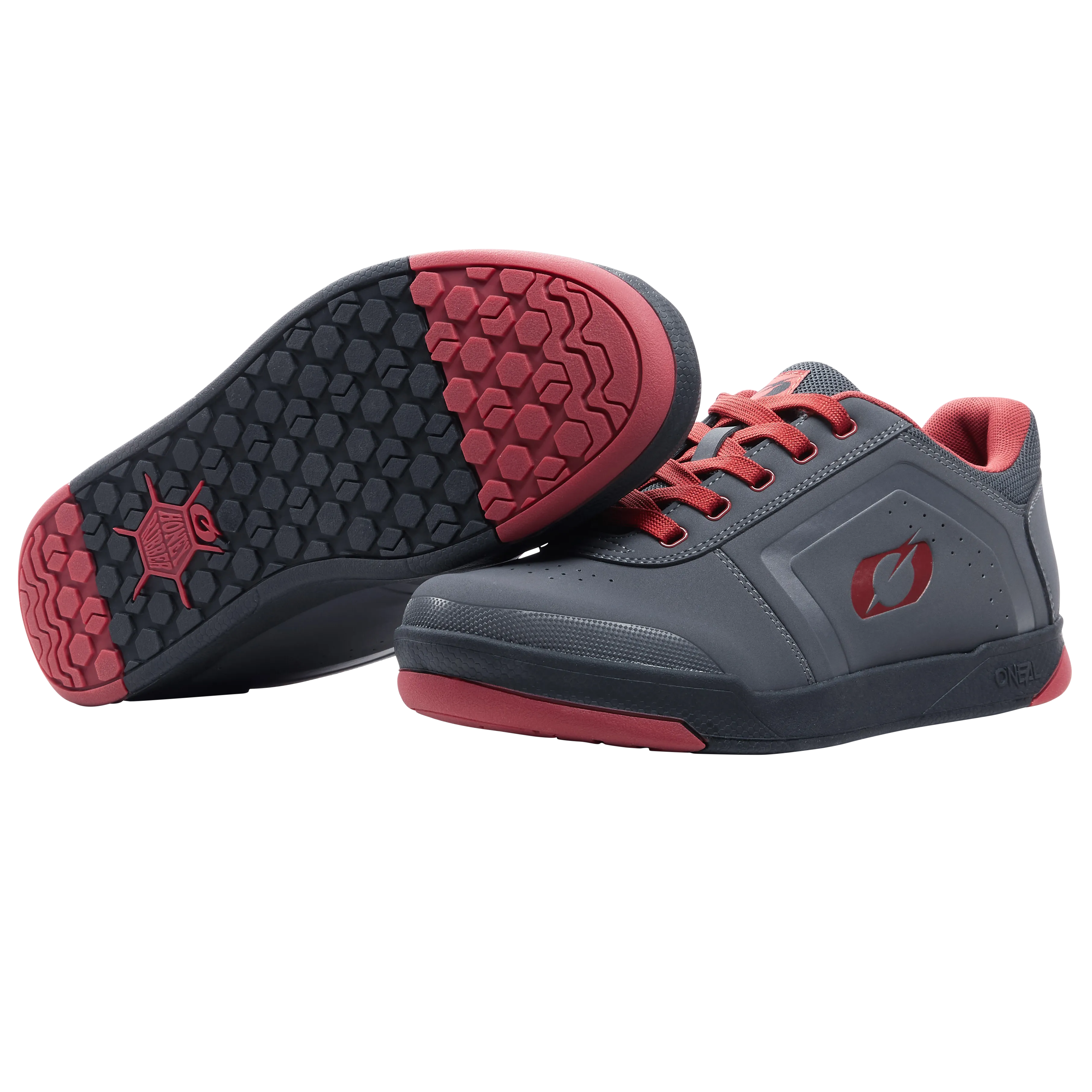 Pinned Flat Pedal Shoe Gray/Red