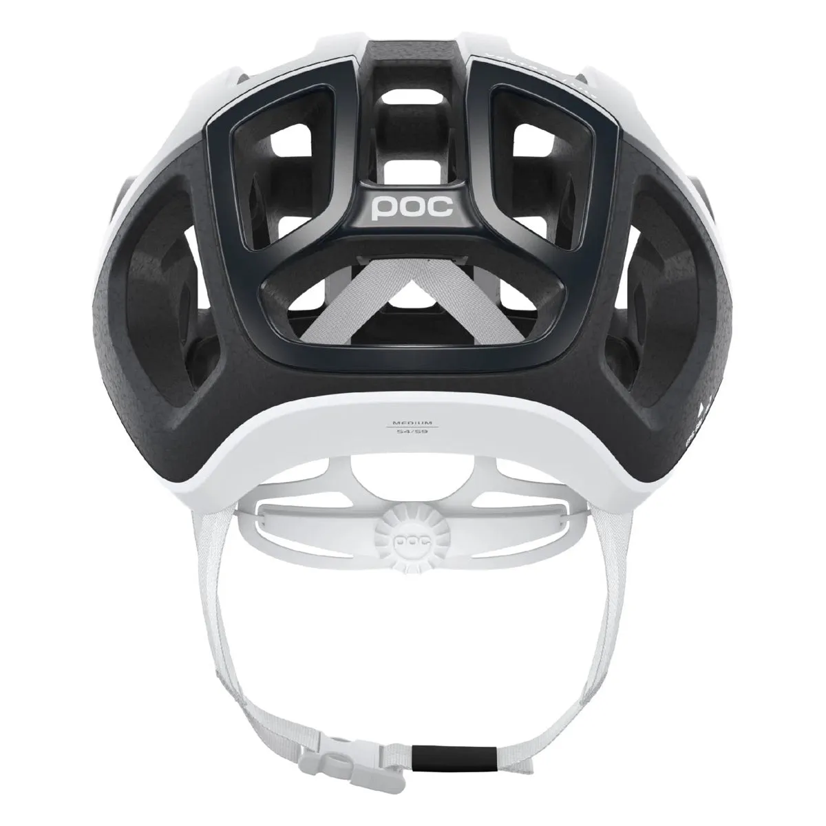 POC Ventral Lite Cycling Helmet - Uranium Black/Hydrogen white