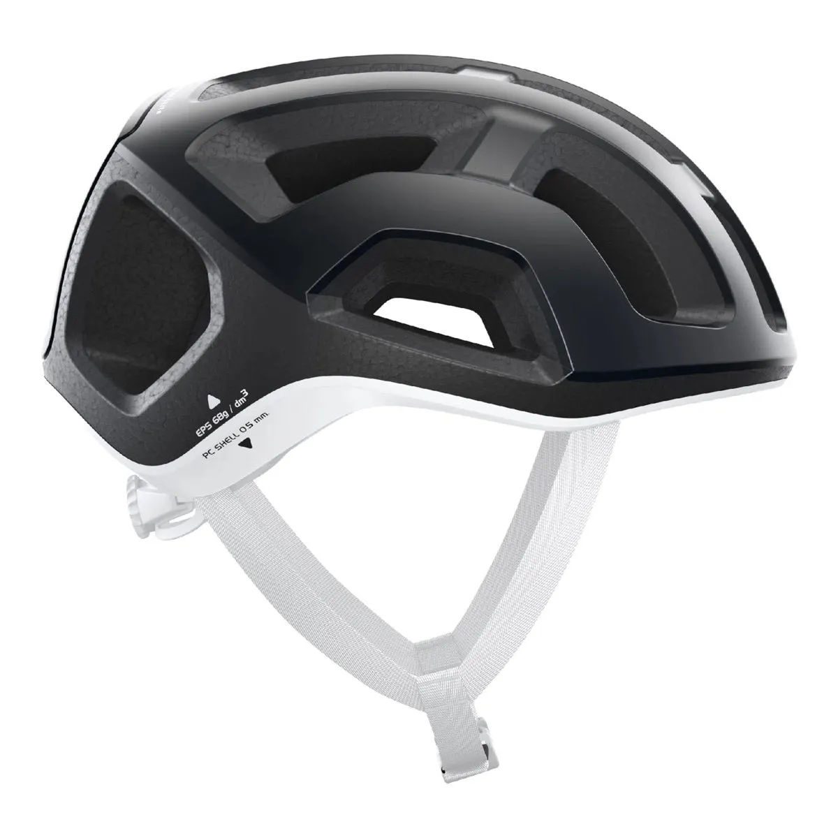 POC Ventral Lite Cycling Helmet - Uranium Black/Hydrogen white