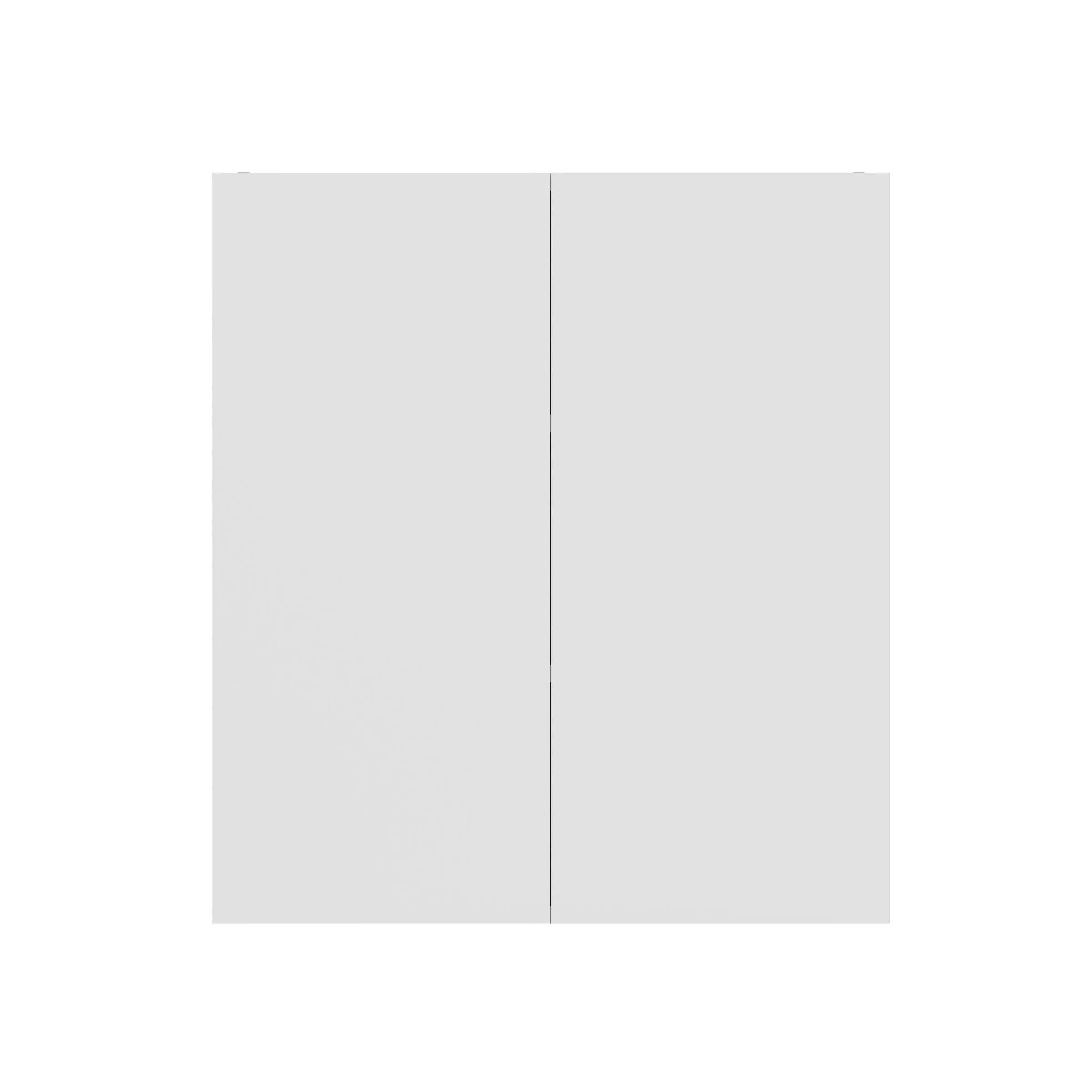 RTA - Glossy White - Double Door Wall Cabinets | 27"W x 30"H x 12"D