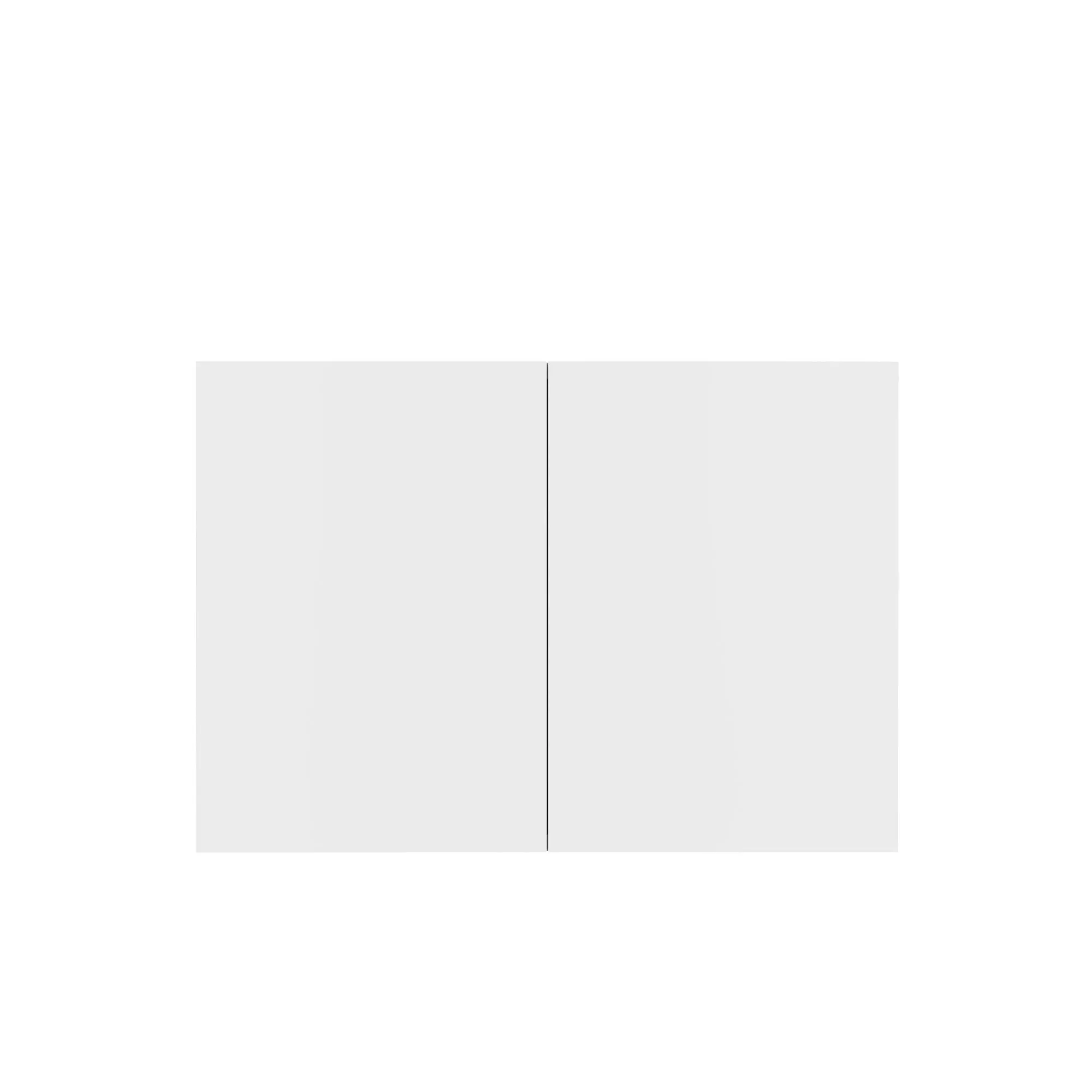RTA - Glossy White - Double Door Wall Cabinets | 30"W x 21"H x 12"D