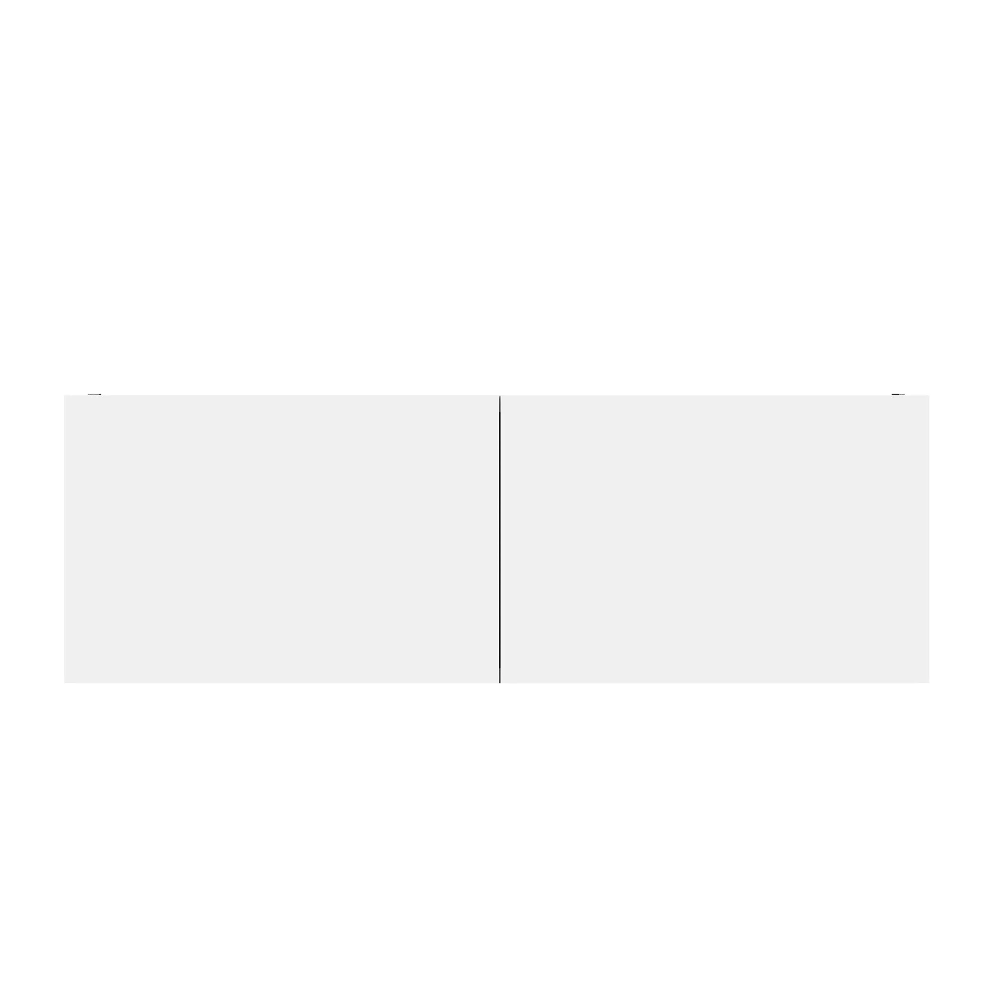 RTA - Glossy White - Double Door Wall Cabinets | 36"W x 12"H x 12"D