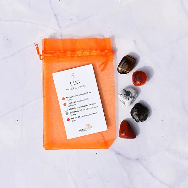 Silk Oil Of Morocco Zodiac Crystal Kit - Leo