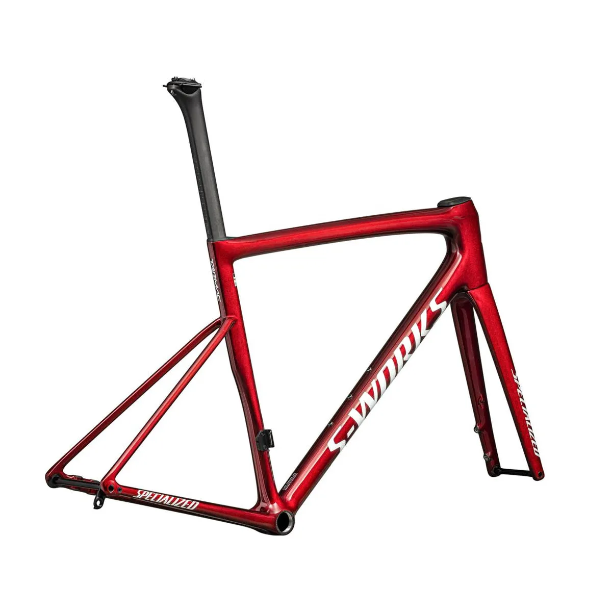 SPECIALIZED Sworks Tarmac SL8 Road Frameset - GLOSS RED SKY / METALLIC WHITE SILVER