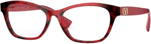 Valentino VA3056-5020 Eyeglass Frame RED HAVANA w/DEMO LENS 54mm